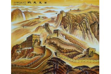 宁建华老师力作 新品山水画《万里长城》