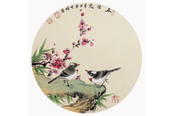 实力派画家 高云鹏新品花鸟画《春消息》
