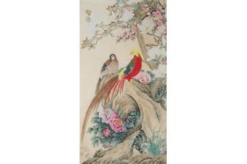 胡记领老师新品花鸟画《穷款》
