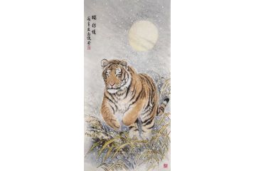 实力派画家布永杰动新品动物画《独行侠》