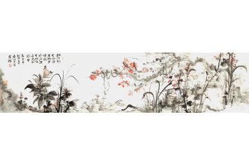 秦荣辉新品花鸟画力作《秋夕》