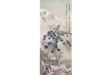 李亚南新品写意山水画《清风伴吾向山行》