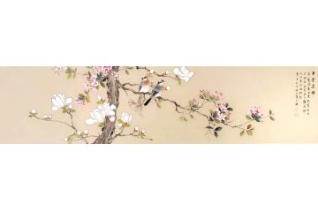 范璞精品写意花鸟画作品《玉堂春晖》