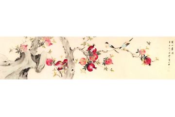 实力派画家范璞精品花鸟画《笑口常开》