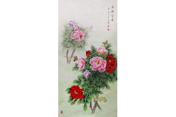 胡记领老师新品花鸟画《花开富贵》