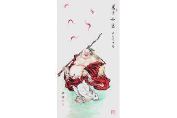 实力派画家 钟金镖新品人物画《万事如意》