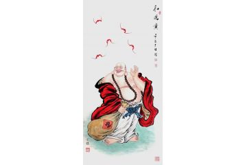 钟金镖老师精品人物画《和为贵》