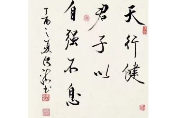李洪海老师最新书法《天行健》