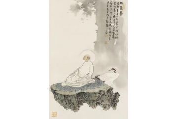 李亚新品人物画力作《无量寿》