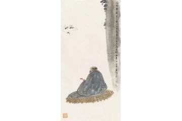 李亚老师精品人物画《入云声远》