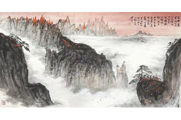 傅云石新品写意风景画《百兴图》