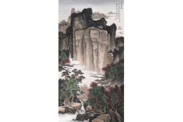 李同江老师精品山水画《太行神韵》