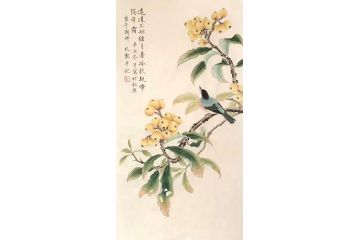 范九龙老师新品花鸟画力作《远道不妨经月暑》