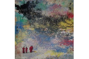 刘景齐老师新品风景画力作《夕阳》