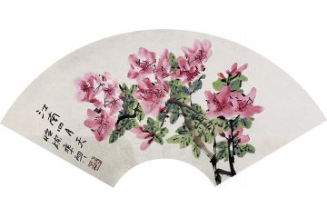 央美教授郭怡孮花鸟画作品《江南四月天》