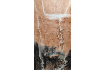 山水画名家黄开前新品《雨后家山》