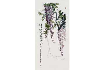 秦易新品力作花鸟画新品《穷款》