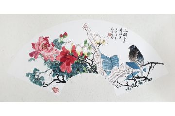 秦易新品力作花鸟画新品《穷款》