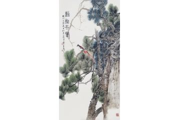 秦易新品力作花鸟画新品《穷款》