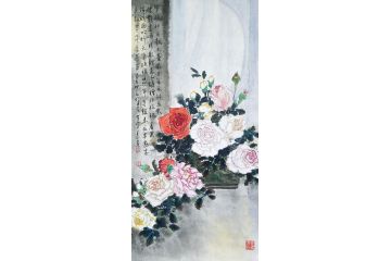 秦易新品力作花鸟画新品《穷款》