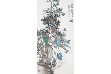 秦易新品力作花鸟画新品《穷款》