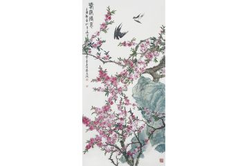 秦易新品力作花鸟画新品《穷款》