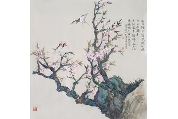 秦易新品力作花鸟画新品《穷款》