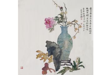 秦易新品力作花鸟画新品《穷款》