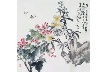 秦易新品力作花鸟画新品《穷款》
