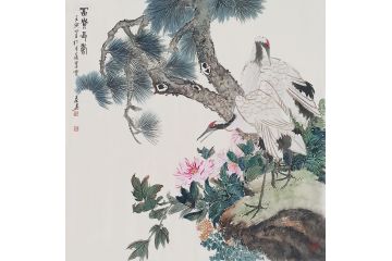 秦易新品力作花鸟画新品《穷款》