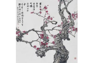 秦易新品力作花鸟画新品《穷款》
