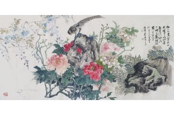 秦易新品力作花鸟画新品《穷款》