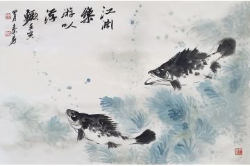 秦易新品力作花鸟画新品《穷款》