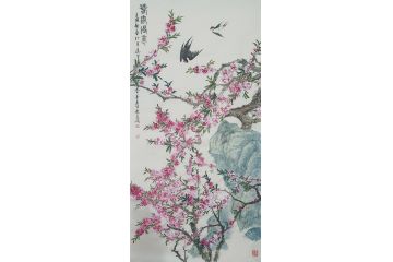 秦易新品力作花鸟画新品《穷款》