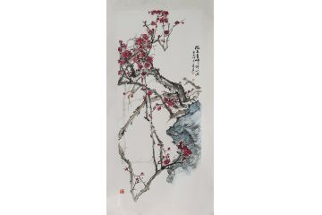 秦易新品力作花鸟画新品《穷款》