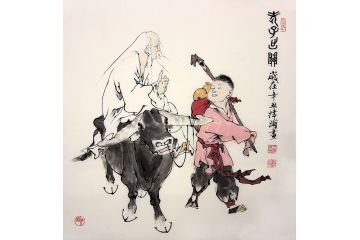 中美协会员王津浦作品《远行》