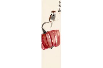 实力派画家一山写意花鸟画《无款》