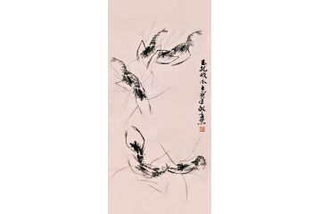 一级美术师徐世忠新品水墨画《玉龙溪水》