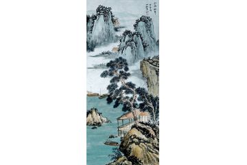 江苏美协会员王世银新品山水画《山高水平》