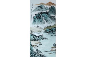 江苏美协会员王世银新品山水画《山水清逸》