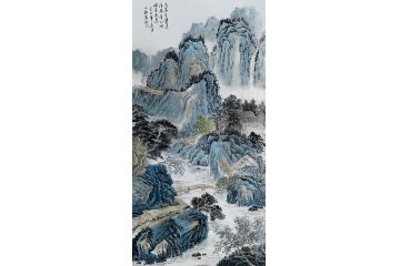 江苏美协会员王世银新品山水画《云水有情》