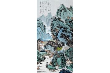 江苏美协会员王世银新品山水画《翠叠家山》