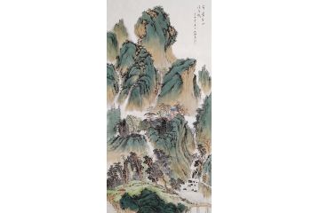 江苏美协会员王世银新品山水画《山居清幽》
