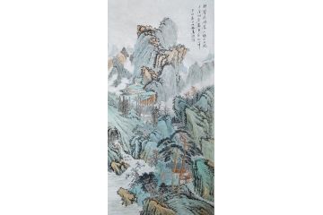 江苏美协会员王世银新品山水画《耕凿在鸿蒙》