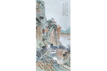 江苏美协会员王世银新品山水画《登高俯山低》