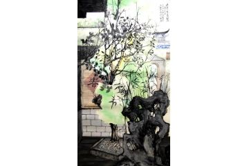 【收藏精品】“双会员”辛有芳山水画作品《最是一年春好处》