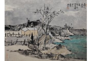 【收藏精品】“双会员”辛有芳山水画作品《穷款》