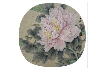 当代青年画家蓝一峰工笔花卉图《芳菲》（六）