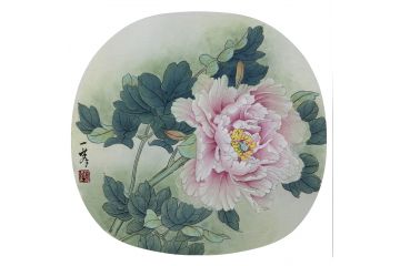 当代青年画家蓝一峰工笔花卉图《芳菲》（七）