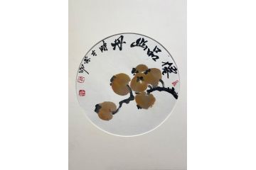当代潜力艺术家刘振平写意花鸟画《幽丹》